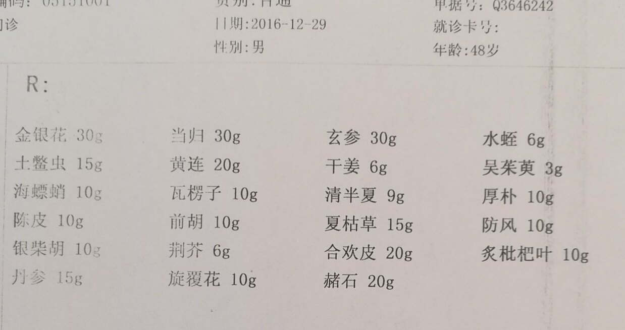 食管炎糖尿病血压波动咽不适荨麻疹案