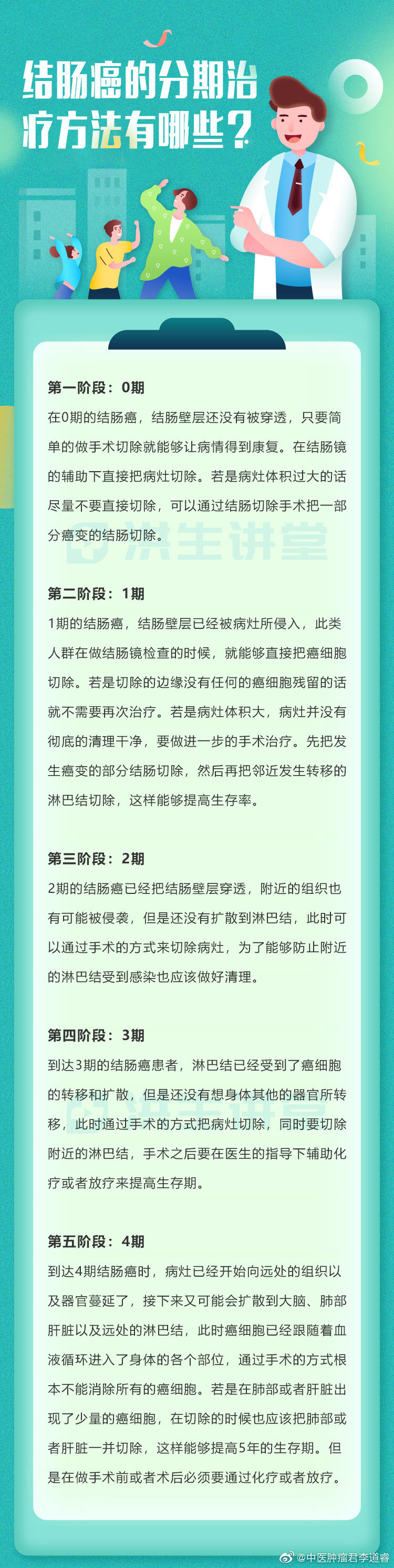 结肠癌的分期治疗方法有哪些?_结肠癌_结肠癌治疗方法 好大夫在线