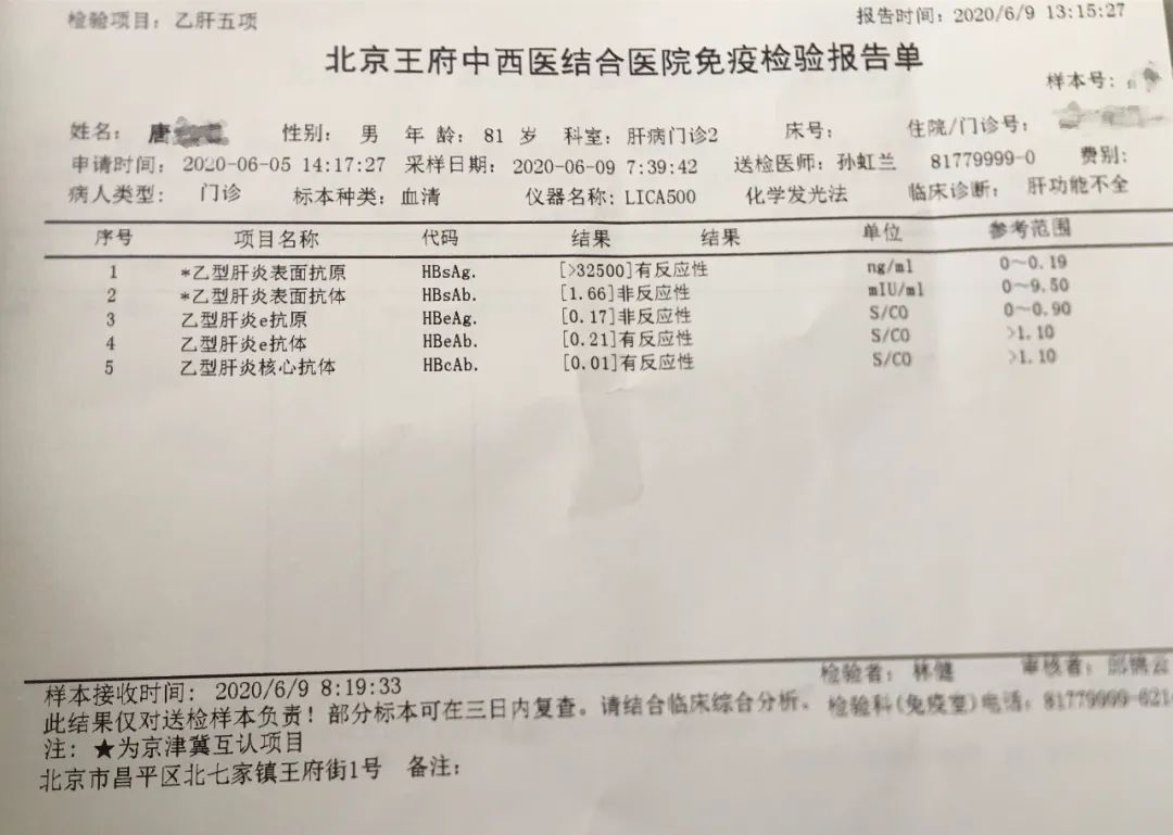 东直门医院 李蕴铷 病例分享—肝癌患者好转实例 诊断结果:肝癌 彩超