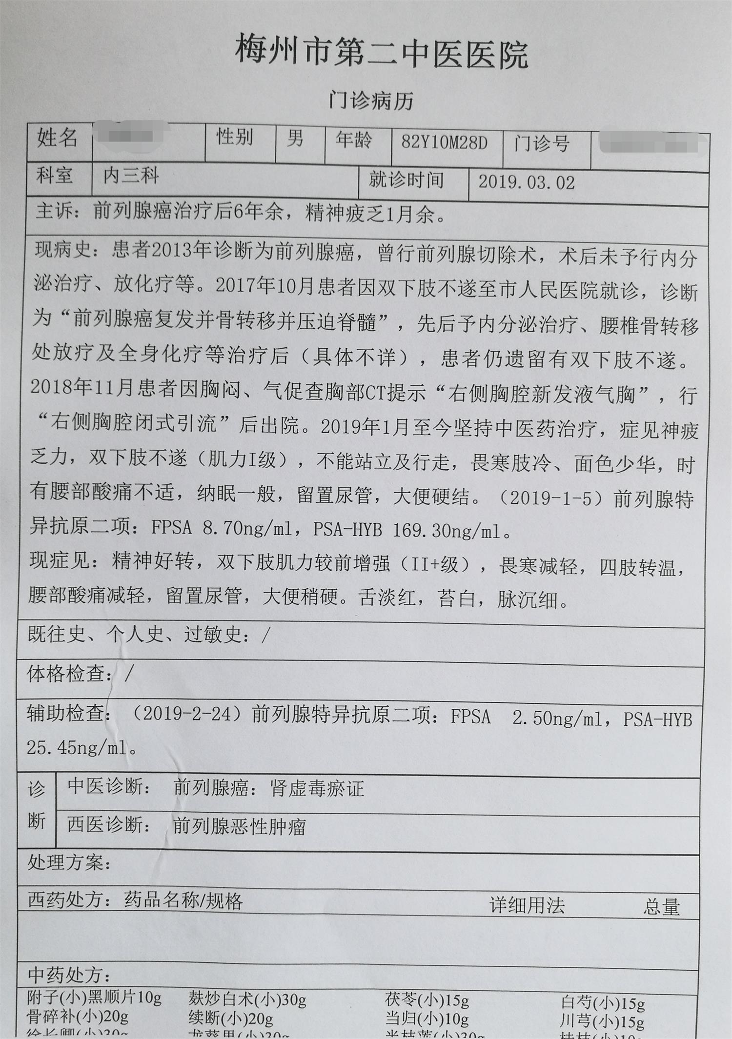 中医临床医案系列之——前列腺癌 - 好大夫在线