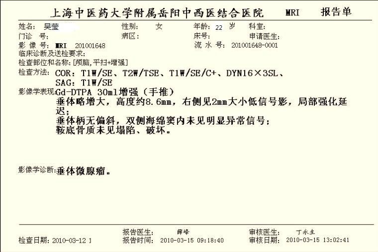 垂体瘤治愈病例_垂体瘤_治疗方法_治疗方式 - 好大夫在线