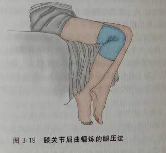 压膝盖的正确方法图解图片