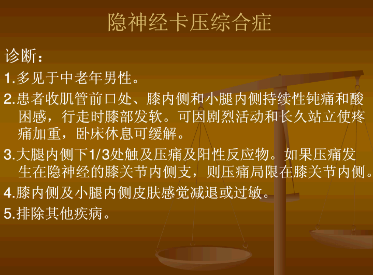 本綜合徵的病因包括腰椎間盤病變,股神經炎,股神經外傷,內收肌管內隱