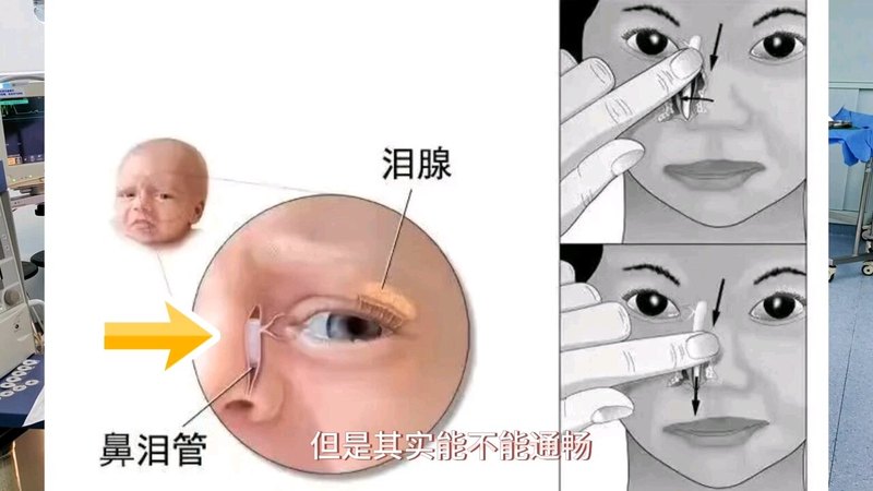 新生儿泪囊炎泪道堵塞该如何按摩？